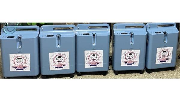 Bharathidasanar Educational institute offers 5 Oxygen concentrators 