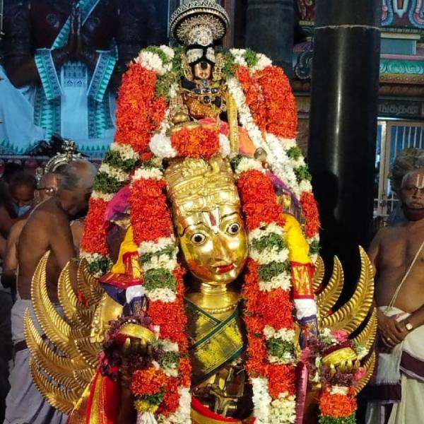 Srirangam Chithirai Festival : 7th day event Nellaru Kandaruliya Namperumal 