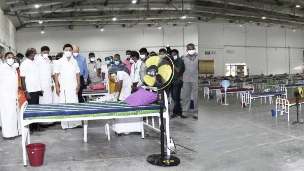 Corona treatment center with 500 oxygen beds in Madurai Toppur - MK Stalin opens Corona treatment center with 500 oxygen beds in Madurai Toppur - MK Stalin opens