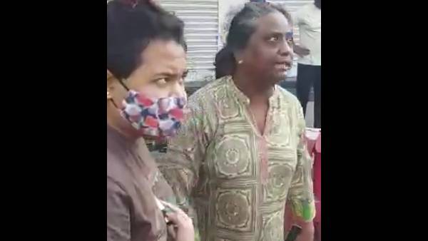 A Woman threats police video During lockdown goes viral in Social Media A Woman threats police video During lockdown goes viral in Social Media