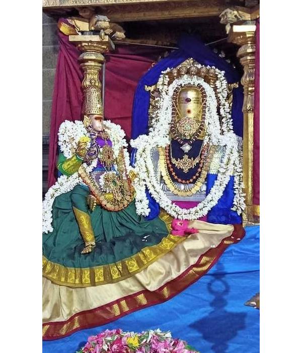 Rama Bhakta Hanuman who tied the Shiva lingam dedicated to Sita by the tail in Rameswaram 