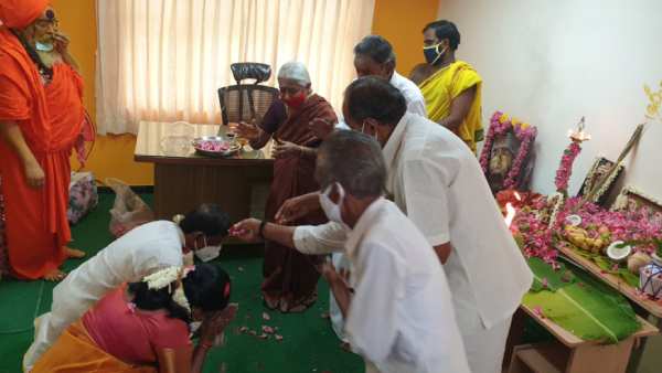 பூஜை நடத்தப்பட்டது பூஜை நடத்தப்பட்டது