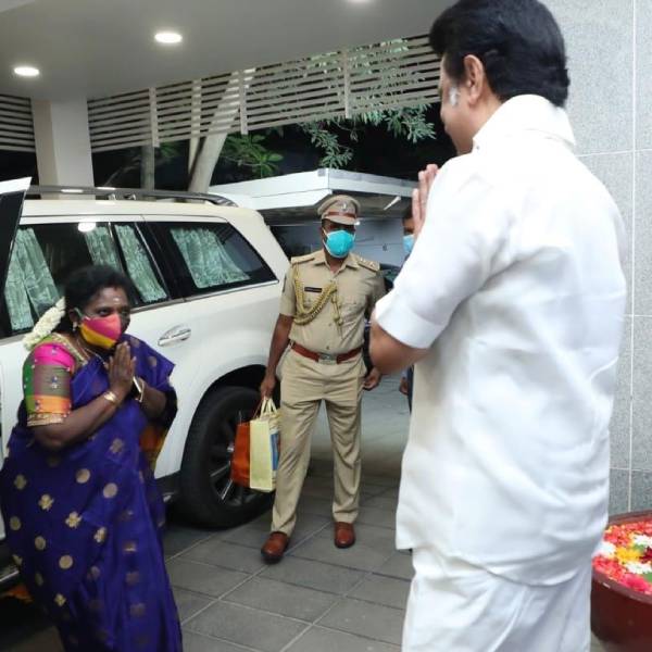 Puducherry Deputy Governor Tamilisai Soundararajan met Tamil Nadu Chief Minister MK Stalin today 