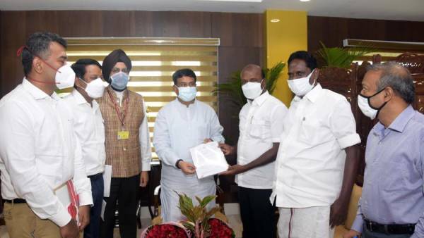Ma Subramanian will meet to Union Health Minister in Delhi Ma Subramanian will meet to Union Health Minister in Delhi