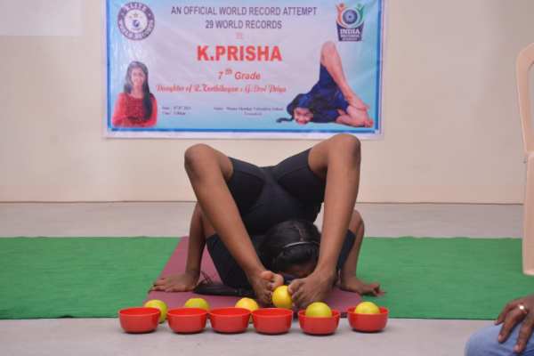 Prisha 11 year old girl won several awards and has set records 