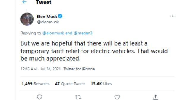 எலான் மஸ்க் பளிச்