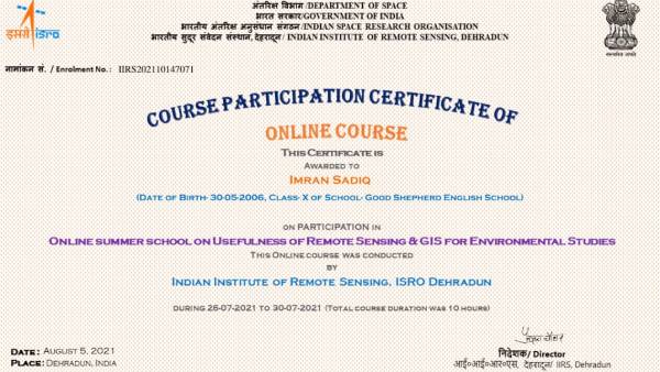 AIMAN Association congratulates Karaikal student for his study 