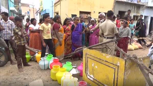தாமிரபரணி பக்கத்தில் தண்ணீர் இல்லை 