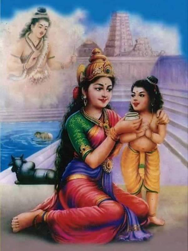 ஞானப்பால் உண்ட திருஞானசம்பந்தர்