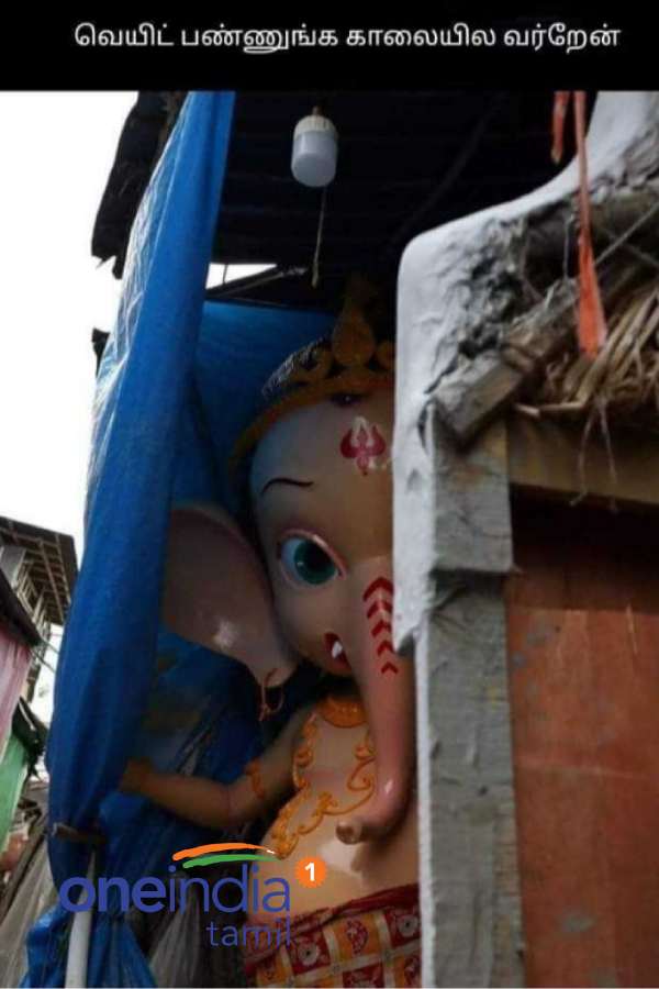 Viral memes collection on vinayagar chaturthi celebration