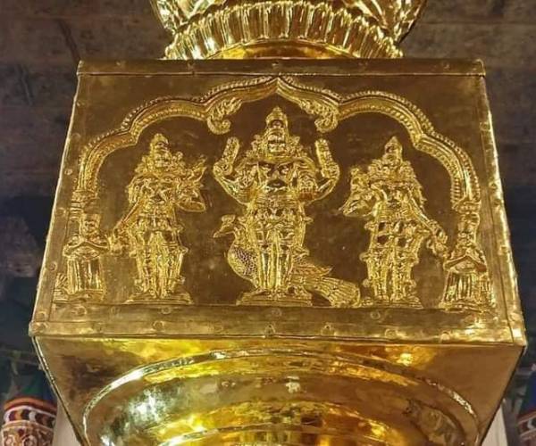 Vaitheeswaran temple Gold Kodimaram Kumbabhishekam without devotees 