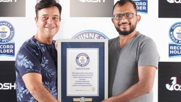 Short Video app Josh creates Guinness World Record Short Video app Josh creates Guinness World Record