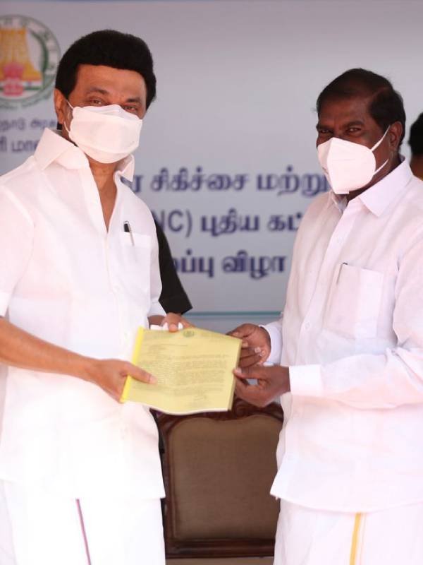 முதல்வர் ஸ்டாலினுடன் ஜிகே மணி 