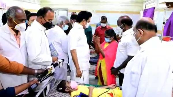 உடல்நிலை குறித்து கேட்டறிந்தார் 