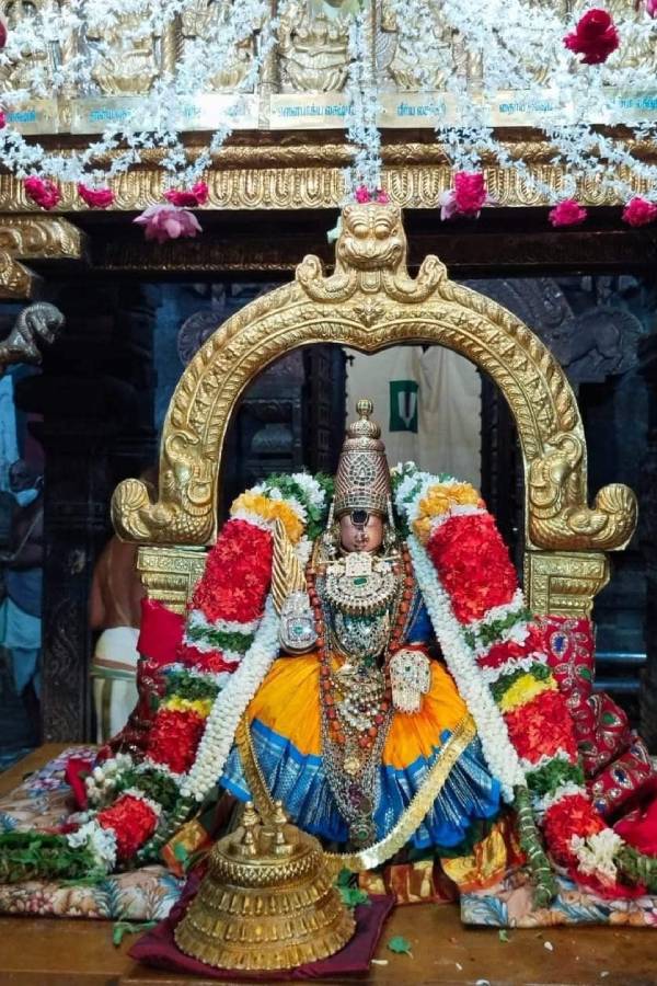 கொலு மண்டபத்தில் ரங்க நாச்சியார் 