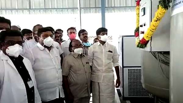 Prime Minister Narendra Modi today inaugurated the oxygen production plants at Ramanathapuram 