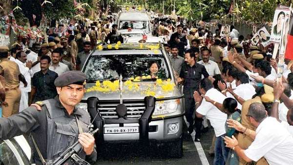 ஜெயலலிதாவுக்கு எஸ்.எஸ்.ஜி, கோர்செல் பாதுகாப்பு 