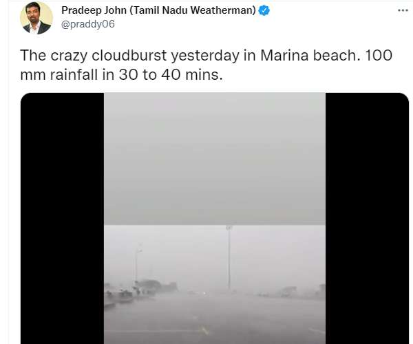 South Kanyakumari and South Kerala getting good monsoon bands says Tamil Nadu Weatherman 