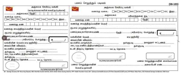 அஞ்சல் படிவம் 