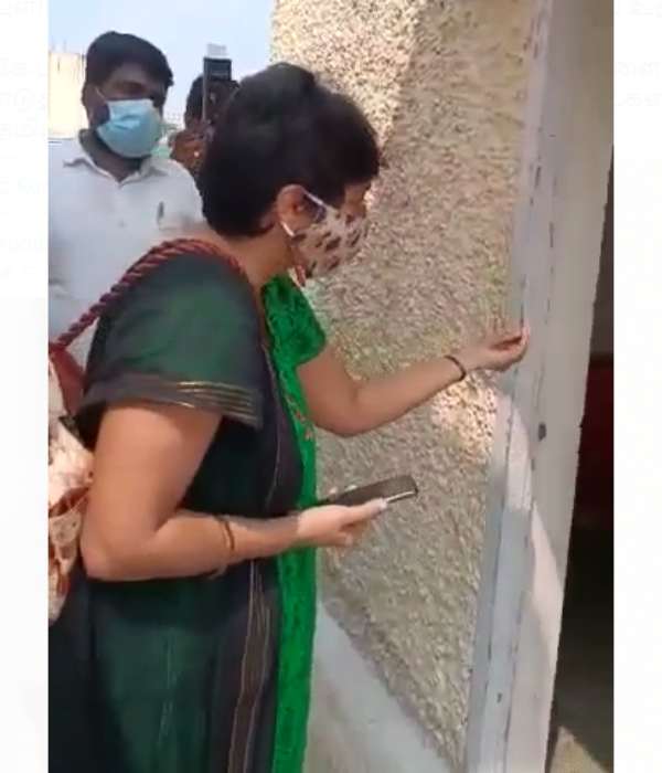 மதுவந்தி வீடு சீல் வைப்பு 