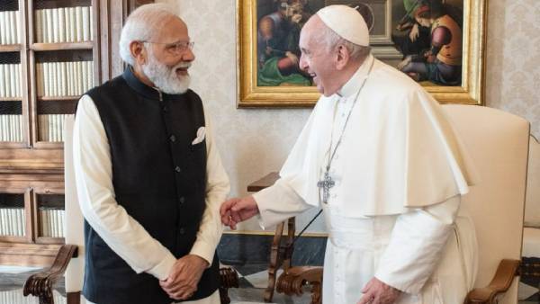 போப் பிரான்சிஸ்சுடன் சந்திப்பு 