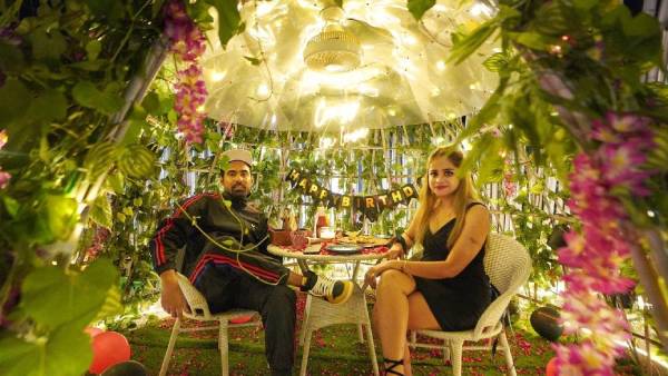 நாய் உடலில் பலூன்