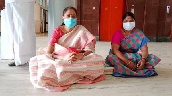 ஜோதிமணி எம்.பி தர்ணா 