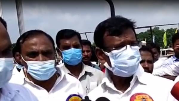 பத்திரிகையாளர்களை ஒருமையில் மிரட்டிய அமைச்சர் 