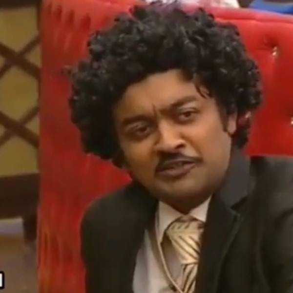 எம் ஆர் ராதா கெட்டப்பில் ராஜு