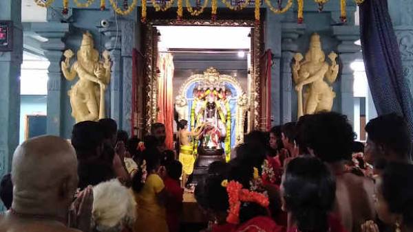Thiruvonam to Thiruvathirai series of yajnas at the Dhanvantari Bhagavan Temple Thiruvonam to Thiruvathirai series of yajnas at the Dhanvantari Bhagavan Temple