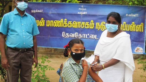 Tetanus vaccine for school students camp started 