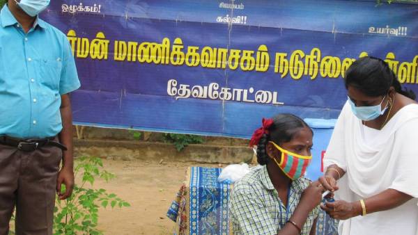 Tetanus vaccine for school students camp started 