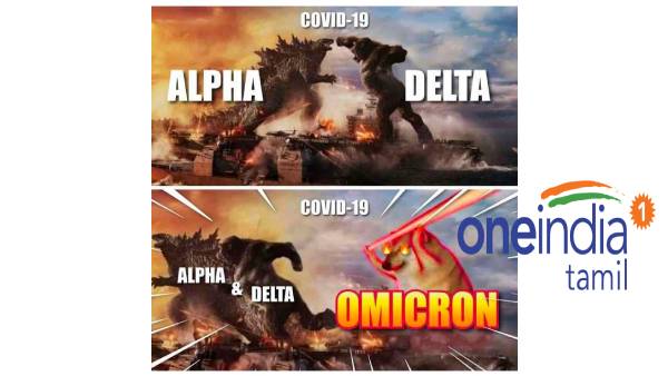 Viral memes collection on Omicron