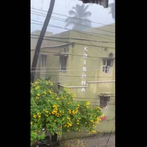 Windy showers in Chennai ... Sudden change in weather 