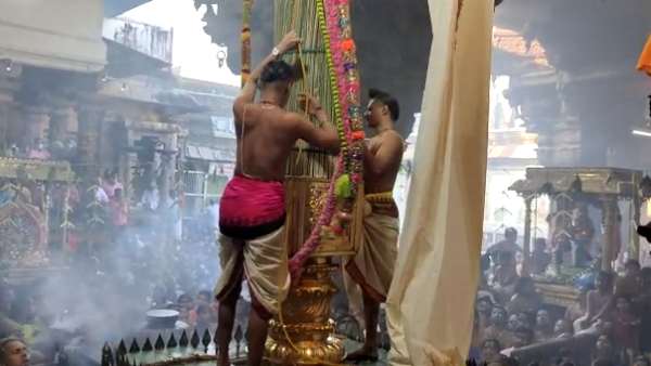 Arudra Darisanam flag hoisted ceremony conducted today 