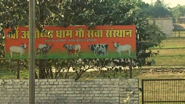 அயோத்தியில் நிலம் வாங்கும் அதிகாரிகள்