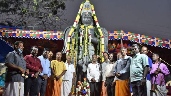  Kal Garudar Prathishta mahaotsavam 16.8 Garuda statue 