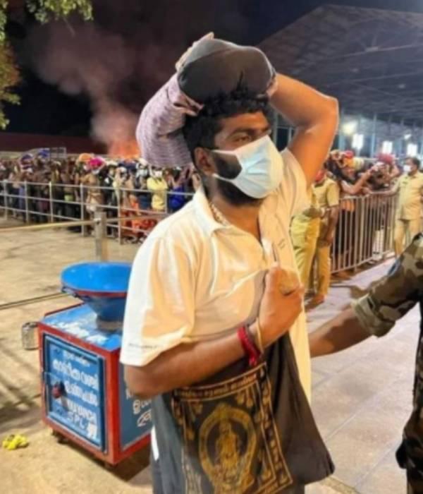 இரு முடி கட்டி சாமி தரிசனம் 