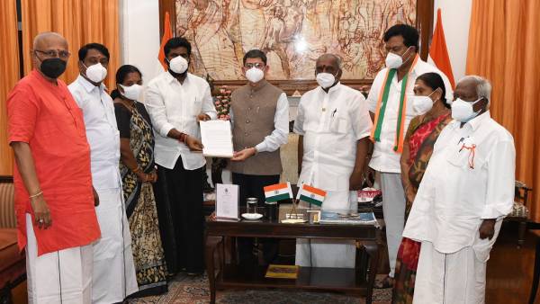  ஆளுநருடன் சந்திப்பு