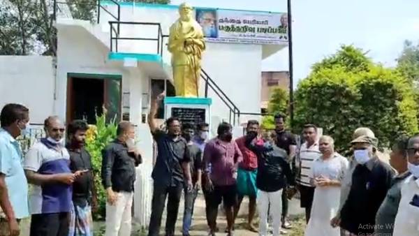வெள்ளலூர் போராட்டம் 