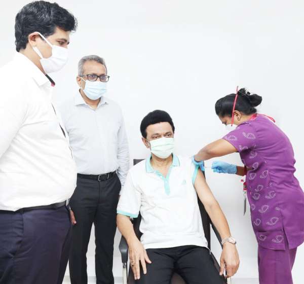 TN CM MK Stalin vaccinated Covid booster dose 