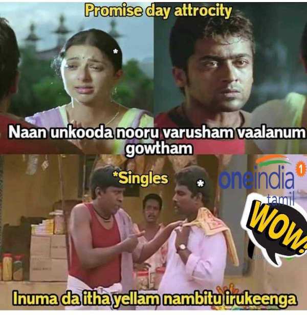 Funny memes collection on Promise day