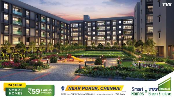 TVS Green Enclave is expected to launch 20th Feb 