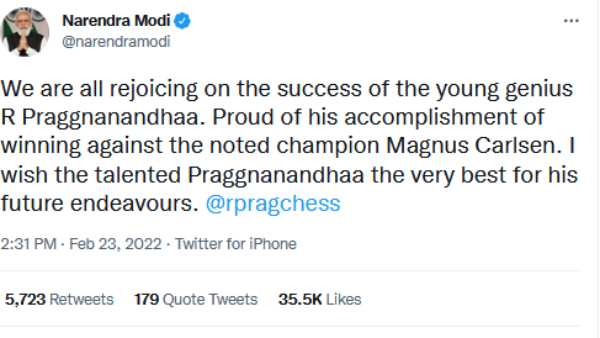 குவியும் வாழ்த்துகள் 