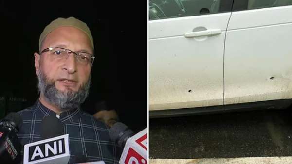 ஓவைசி மீது தாக்குதல் ஓவைசி மீது தாக்குதல்