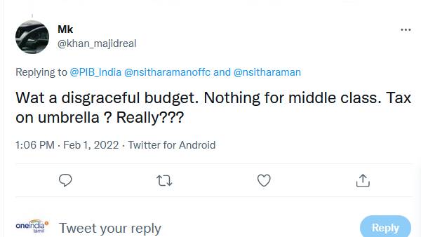 குடைகள் மீது வரி ஏன் 