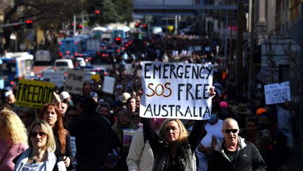 ஆஸ்திரேலியாவில் போராட்டம் ஆஸ்திரேலியாவில் போராட்டம்