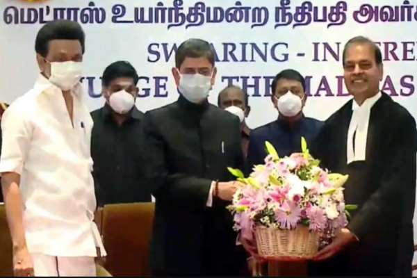 Justice Munishwar nath bhandari sworn in Chief Justice of Madras HC 