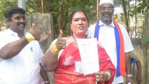  திமுக திருநங்கை வேட்பாளர்