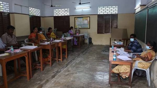 சென்னையில் வாக்குப்பதிவு 